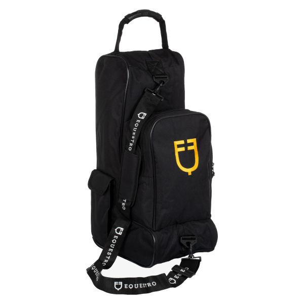 EQUESTRO 三合一靴袋 (黑色/雙拉鍊分隔) 