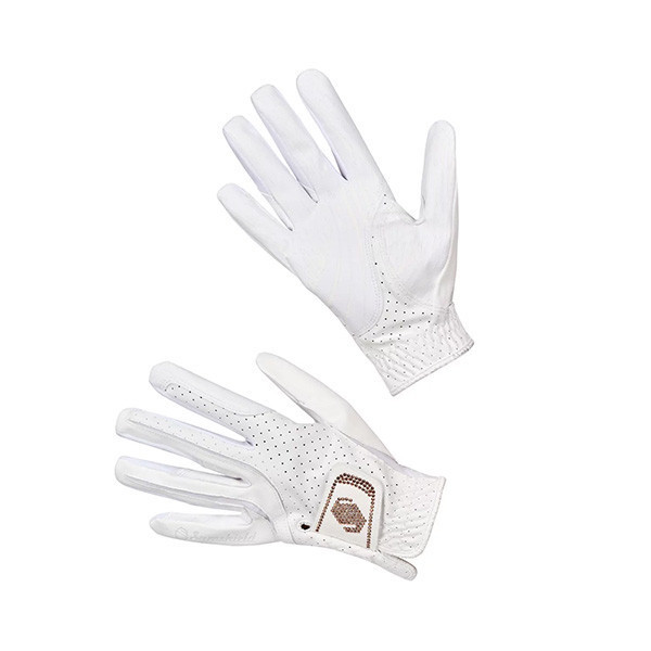 SAMSHIELD﻿ 騎馬手套 (碎鑽/止滑透氣/白色) 