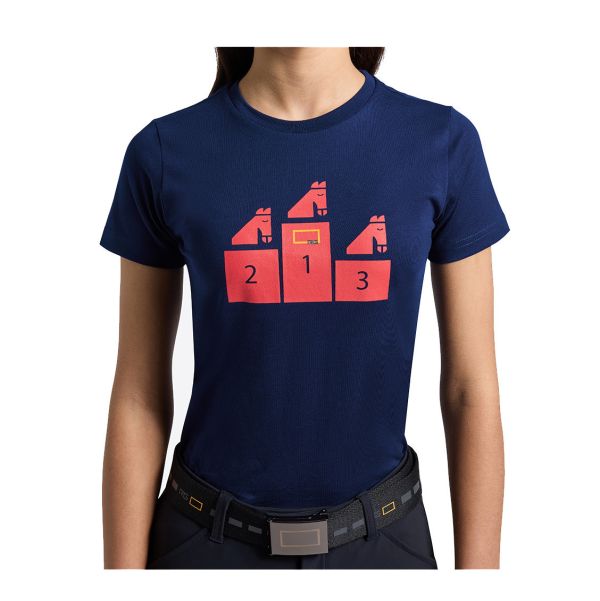 RG 童用短袖T恤 (深藍色/12) 