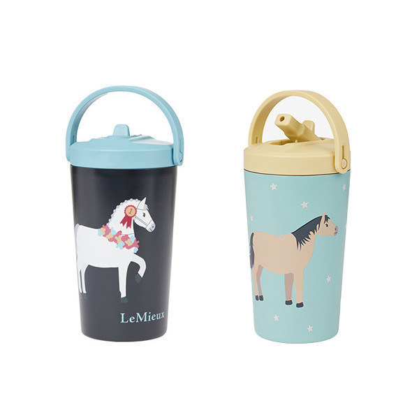 LeMieux 不鏽鋼水杯 (可提式/480ML/附吸管/2款可選) 