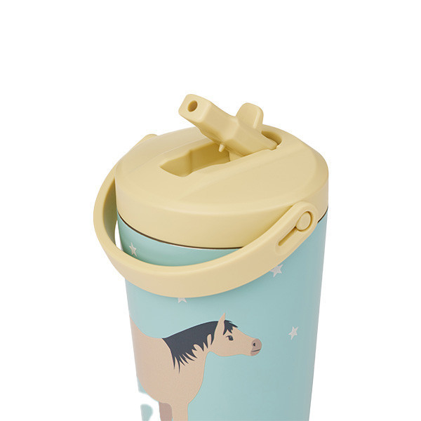 LeMieux 不鏽鋼水杯 (可提式/480ML/附吸管/2款可選) 