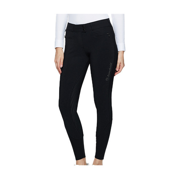 SAMSHIELD 女用馬褲 (止滑全皮/高腰/黑色) 