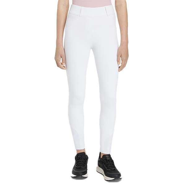 LeMieux 童用馬褲 (全皮止滑/彈力腰/白色) 