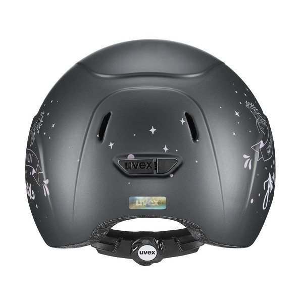 UVEX 兒童騎士帽 (霧灰色/快樂馬圖案/可調式) 