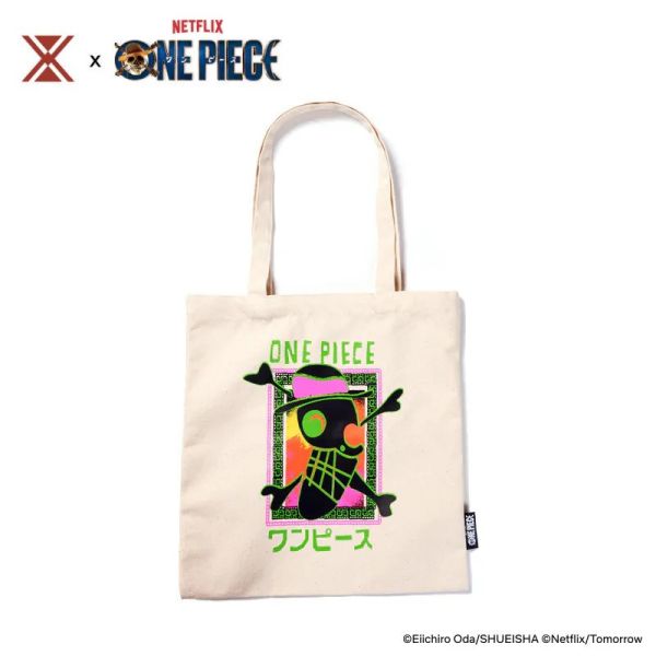 【史派克工廠】結單即將到貨 免運 Netflix 航海王 海賊王 真人版 草帽海賊旗 托特包 0409 Netflix 航海王 海賊王 真人版 草帽海賊旗 托特包