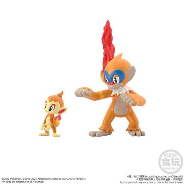 【史派克工廠】結單25年10月 精靈寶可夢 SCALE WORLD 神奧地區 小火焰猴＆猛火猴 0610 精靈寶可夢 SCALE WORLD 神奧地區 小火焰猴＆猛火猴