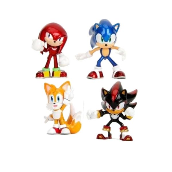 【史派克工廠】結單25年5月 JADA 音速小子 sonic 刺猬索尼克 2.5寸 金屬擺件公仔 一套四款 0409 JADA 音速小子 sonic 刺猬索尼克 2.5寸 金屬擺件公仔 一套四款