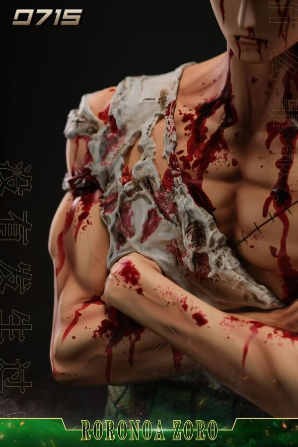 【售罄展示追加請私訊客服@toystationtw】海賊王  戰損系列第一彈 浴血索隆 X 0715工作室 玩驛丨Toy station, GK雕像預購, GK雕像代購, GK雕像現貨, GK雕像修復, 咒術, 咒術迴戰, SCC玩具屋, 玩具給庫, NBA, 瘋公仔, 訂製雕像,模型,伯公仔,gk,玩驛,火影,夜風本舖,海賊,死神,航海王,獵人,阿拉蕾,七大罪,七龍珠,寶可夢,神奇寶貝,哥吉拉,宮崎駿,迪士尼,灌籃高手,鬼滅之刃,一拳超人,蠟筆小新,咒術,鏈鋸人,進擊的巨人,乙骨,我英