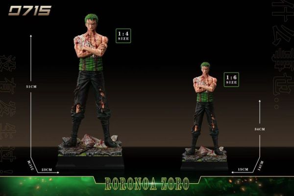 【售罄展示追加請私訊客服@toystationtw】海賊王  戰損系列第一彈 浴血索隆 X 0715工作室 玩驛丨Toy station, GK雕像預購, GK雕像代購, GK雕像現貨, GK雕像修復, 咒術, 咒術迴戰, SCC玩具屋, 玩具給庫, NBA, 瘋公仔, 訂製雕像,模型,伯公仔,gk,玩驛,火影,夜風本舖,海賊,死神,航海王,獵人,阿拉蕾,七大罪,七龍珠,寶可夢,神奇寶貝,哥吉拉,宮崎駿,迪士尼,灌籃高手,鬼滅之刃,一拳超人,蠟筆小新,咒術,鏈鋸人,進擊的巨人,乙骨,我英