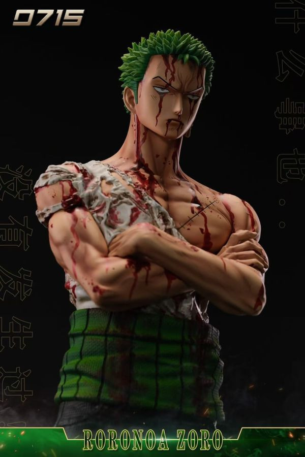 【售罄展示追加請私訊客服@toystationtw】海賊王  戰損系列第一彈 浴血索隆 X 0715工作室 玩驛丨Toy station, GK雕像預購, GK雕像代購, GK雕像現貨, GK雕像修復, 咒術, 咒術迴戰, SCC玩具屋, 玩具給庫, NBA, 瘋公仔, 訂製雕像,模型,伯公仔,gk,玩驛,火影,夜風本舖,海賊,死神,航海王,獵人,阿拉蕾,七大罪,七龍珠,寶可夢,神奇寶貝,哥吉拉,宮崎駿,迪士尼,灌籃高手,鬼滅之刃,一拳超人,蠟筆小新,咒術,鏈鋸人,進擊的巨人,乙骨,我英