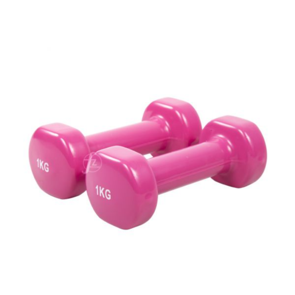 DB-01A-1KG Vinyl Coated Dumbbell 1KG 
