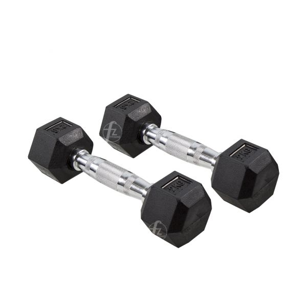 DB-07-2KG 包膠六角啞鈴2KG/雙入 