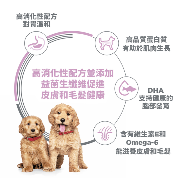 希爾思 幼犬 敏感胃腸與皮膚 鮭魚與糙米特調食譜 1.81kg 
