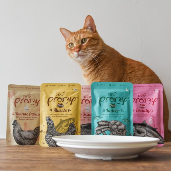 Pramy普拉-經典餐包+幼貓慕斯 70g 貓餐包,貓咪慕斯,寵物慕斯,貓咪餐包,貓湯包,貓點心,餐包,軟包,湯包,貓餐包,貓軟食 ,貓副食