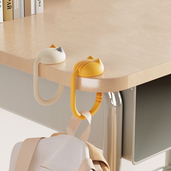 【喵喵幫你提】貓咪桌邊掛勾 