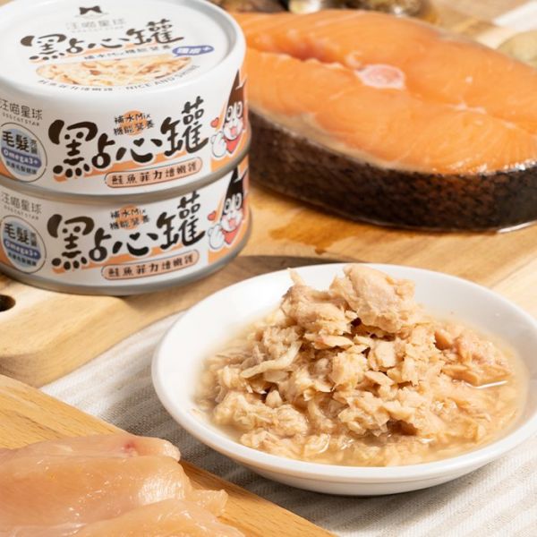 汪喵星球【汪喵無膠 點心罐 】副食罐80g 貓罐頭