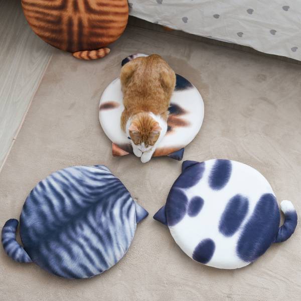 【 哪裡都好坐 】日式背影貓坐墊 150