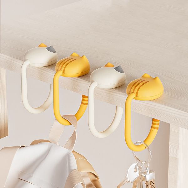 【喵喵幫你提】貓咪桌邊掛勾 