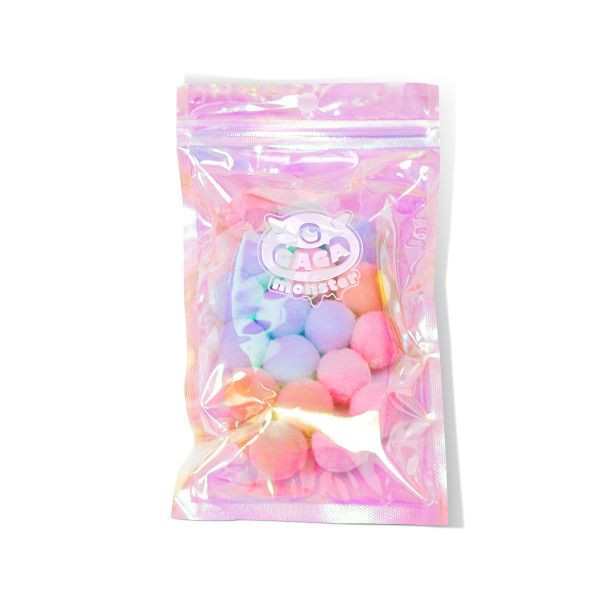 Fuzzy Ball 絨毛球, 彩色毛球, 毛絨球, 小毛球, 史萊姆配件, 彈力毛球, 布啾聲, DIY手作, 舒壓玩具