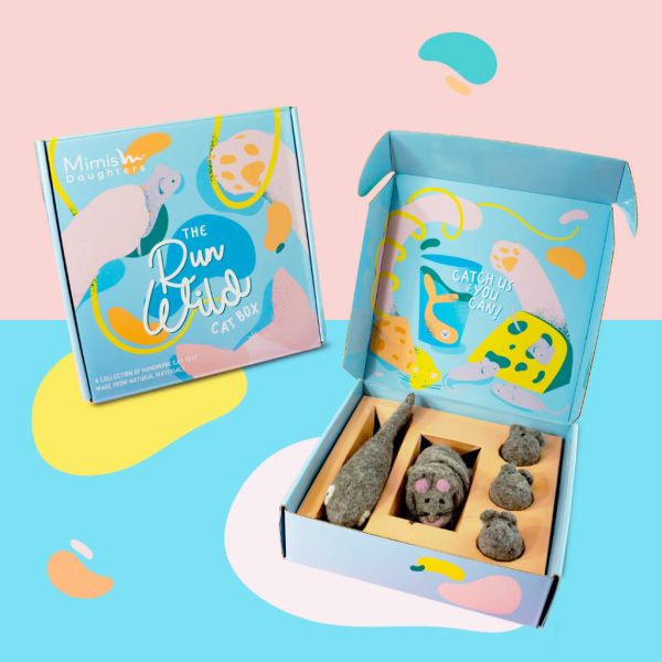 【英國GB Mimis Daughters】狂奔野猫玩具禮盒 The Run Wild Cat Toy Box 