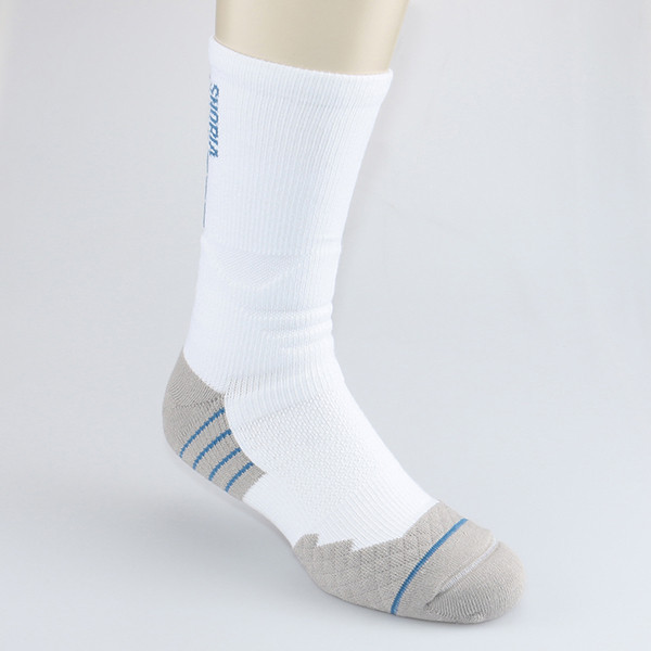 籃下霸主-白灰藍M 籃球襪,球襪,專業球襪,男襪,運動襪,天然襪,抗菌,除臭,除臭襪,