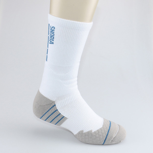 籃下霸主-白灰藍M 籃球襪,球襪,專業球襪,男襪,運動襪,天然襪,抗菌,除臭,除臭襪,