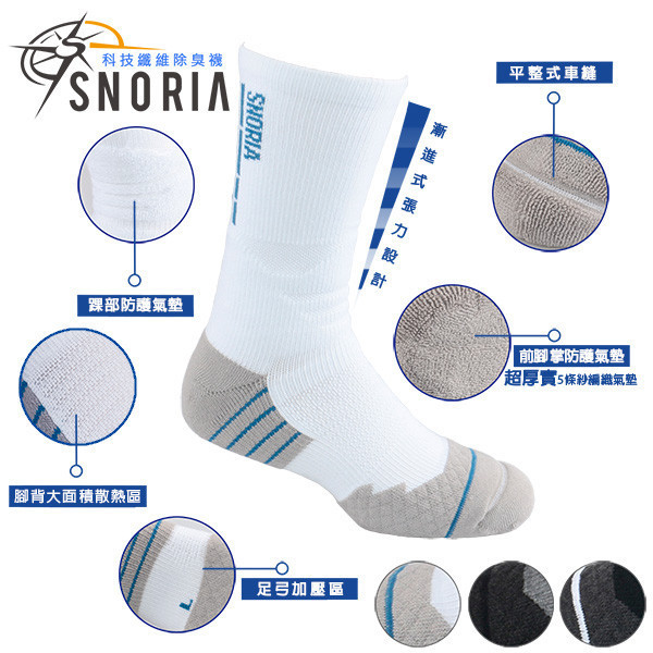 籃下霸主-白灰藍M 籃球襪,球襪,專業球襪,男襪,運動襪,天然襪,抗菌,除臭,除臭襪,