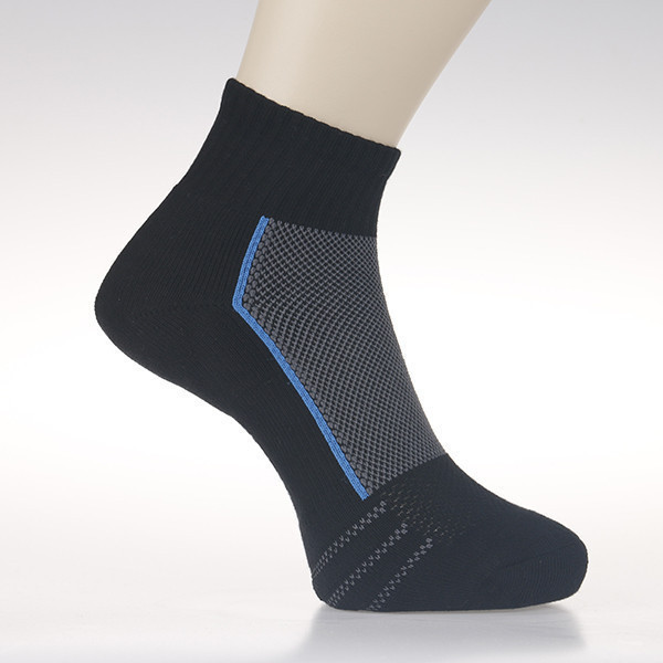 透氣精靈II-黑藍M 男襪,除臭襪,機能襪,除臭,機能,消臭,腳臭,氣墊襪,學生襪,軍人襪,