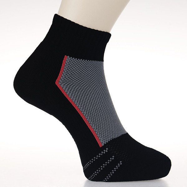 透氣精靈II-黑紅M 男襪,除臭襪,機能襪,除臭,機能,消臭,腳臭,氣墊襪,學生襪,軍人襪,