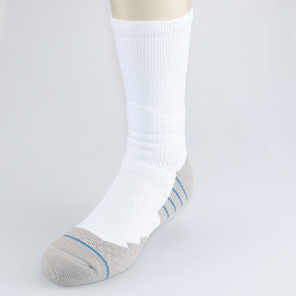 籃下霸主-白灰藍M 籃球襪,球襪,專業球襪,男襪,運動襪,天然襪,抗菌,除臭,除臭襪,