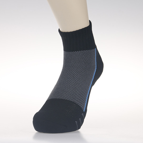 透氣精靈II-黑藍M 男襪,除臭襪,機能襪,除臭,機能,消臭,腳臭,氣墊襪,學生襪,軍人襪,