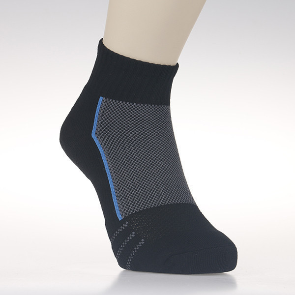 透氣精靈II-黑藍M 男襪,除臭襪,機能襪,除臭,機能,消臭,腳臭,氣墊襪,學生襪,軍人襪,