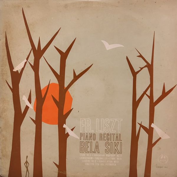 Bela Siki - 李斯特 鋼琴精選 二手老膠1LP 