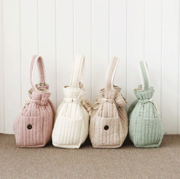 (預購結束) MoodOnPet 好心情刺繡綁帶水桶包 