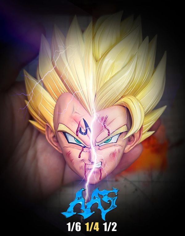 【預購】AAS>七龍珠>貝吉塔 & 悟空胸像 怪博士與機器娃娃,阿拉蕾,GK,玩具,模型,雕像,擺飾,收藏,共鳴