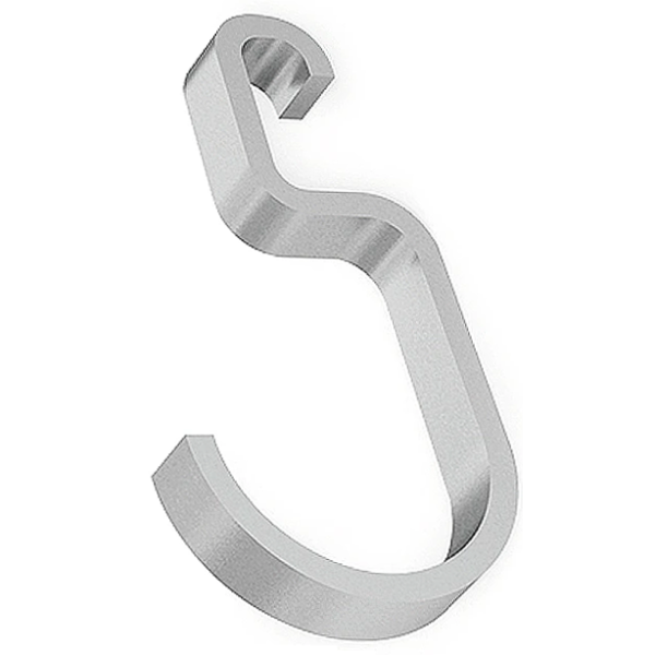 【日成】巧易鉤鋁系列 單S掛勾 S-09009 5入/1包 桃園廚具,日成,日成廚衛,日成廚衛生活館,廚具行,日成廚具,巧易鉤,單S,掛勾,桃園廚具行