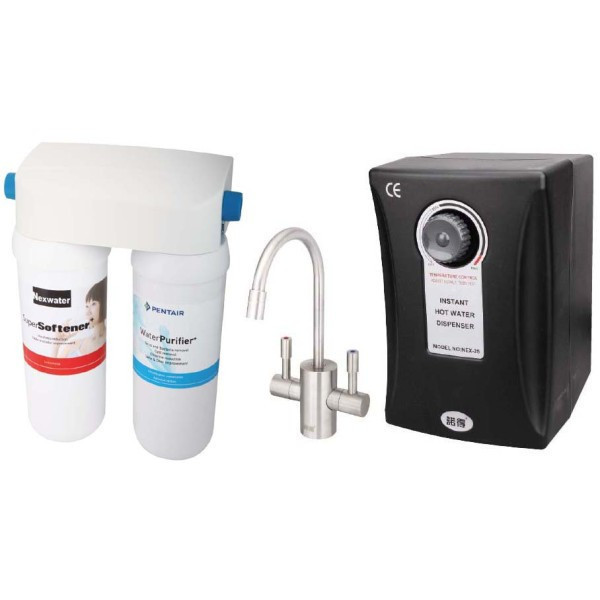 【日成】諾得 雙道淨水器+加熱器 (UF中空絲膜+前置樹脂) 101-500+NEX-25A1 