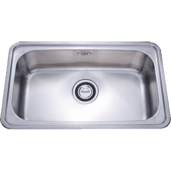 【日成】大吉熊 KL-002 雙層歐化單水槽【內徑74x41x20cm】塑膠中提籠.毛絲面 