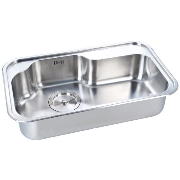 【日成】歐化造型槽.內徑785 x 445 x 220 mm 大提籠 SE-860P-0  厚0.8mm.毛絲面 桃園廚具,桃園廚具行,日成,日成廚衛,日成廚衛生活館,日成廚具,廚具行,水槽,優惠,享甜甜價