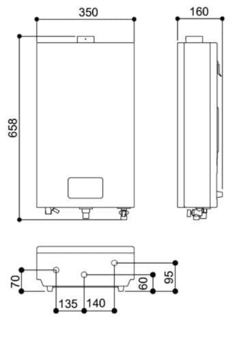 【日成】林內牌12L強制排氣型熱水器 (RUA-1200WF) 