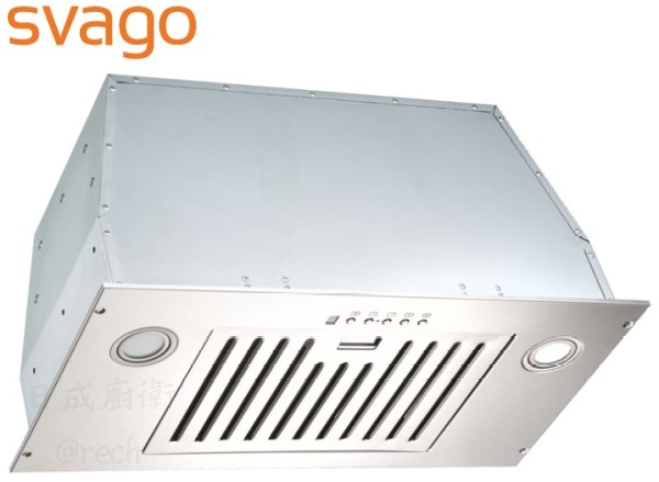 VR7010S-油煙機-Svago-60cm-隱藏式-全隱藏平整設計融入櫥櫃-清潔鎖定功能-5分鐘延遲關機-不鏽鋼油網防油滴設計