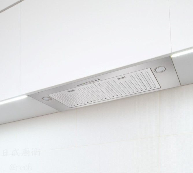 VR7010S-油煙機-Svago-60cm-隱藏式-全隱藏平整設計融入櫥櫃-清潔鎖定功能-5分鐘延遲關機-不鏽鋼油網防油滴設計-裝上外觀