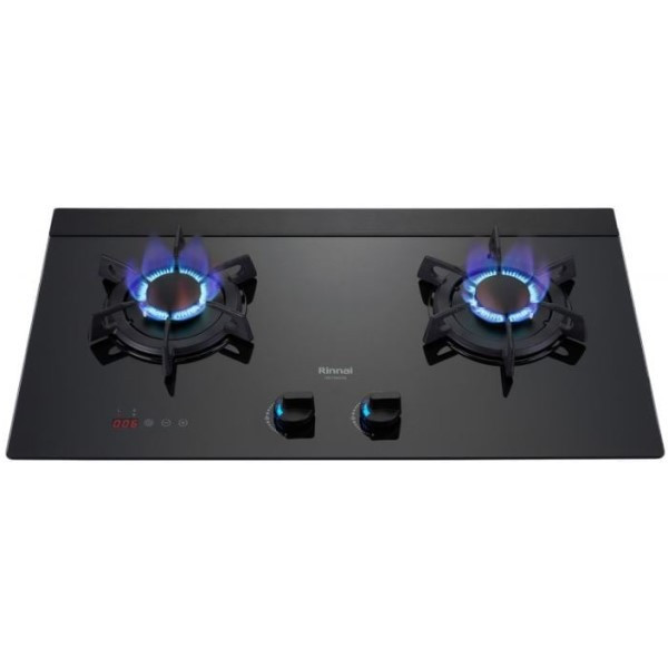 【日成】林內牌 RB-F2620G(B) 檯面爐 蓮花系列.定時 藍光LED旋鈕 桃園廚具,日成,日成廚具,日成廚衛,日成廚衛生活館,廚具行,林內,檯面式,瓦斯爐,甜甜價,優惠