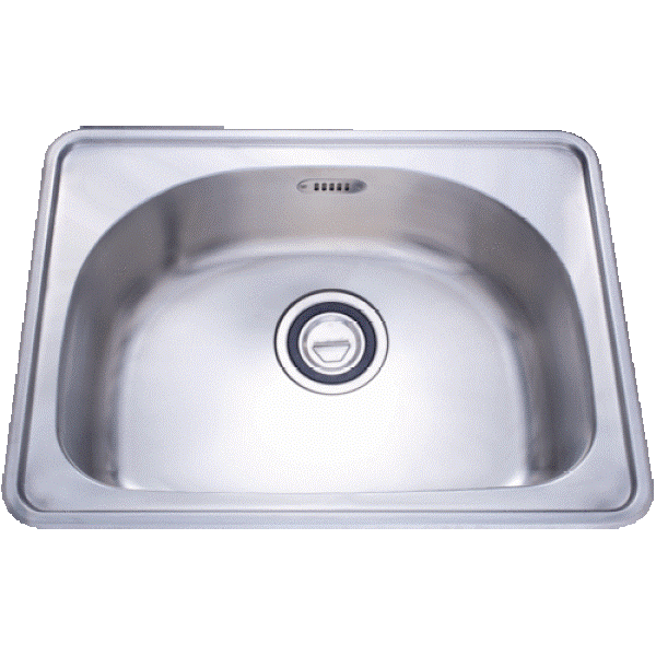 【日成】大吉熊 KL-008 雙層歐化單水槽.塑膠中提籠【內徑56x44x19cm】 