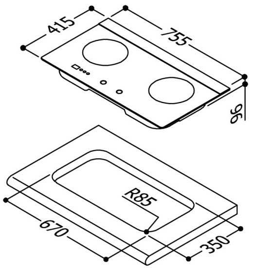 【日成】林內牌二口檯面爐 RB-N2621G(B) 雙口定時功能 LED藍光旋鈕 桃園廚具,日成,日成廚衛,日成廚衛生活館,廚具行,日成廚具,林內,檯面爐,定時,甜甜價