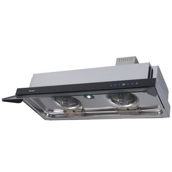 【日成】林內牌90cm隱藏式油煙機 RH-9628 變頻馬達.玻璃觸控 