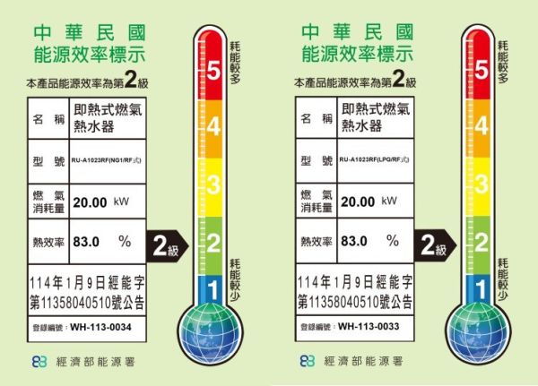 【日成】林內屋外抗風型10L熱水器(RU-A1023RF) 