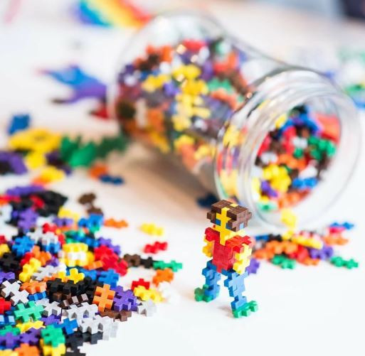 Plus-Plus Mini 加加積木(小) -7款 加加積木,小加加積木,Plus-Plus Mini ,建構積木,想像力,創造力,嬰幼兒積木,手眼協調,小肌肉訓練,空間概念