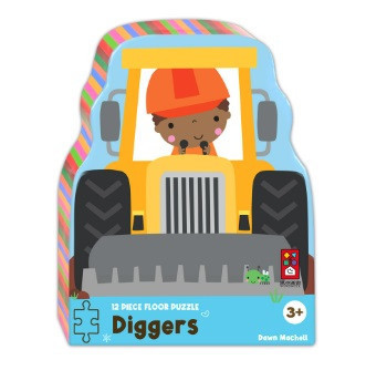 風車｜造型大片拼圖屋4款(12片) 風車,拼圖,12片,專注力,手眼協調,小手訓練