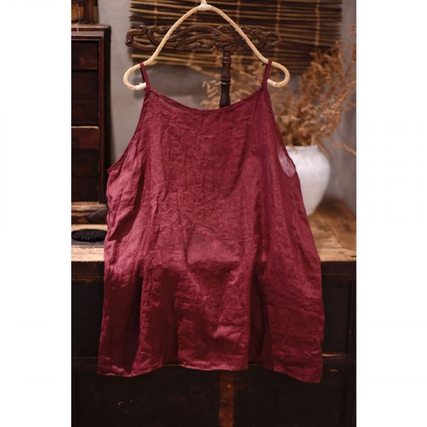 燕燕~棉麻商品~春夏 輕薄苧麻  簡約休閒防曬服純色外搭短衫上衣 （吊帶內搭＋外套） 